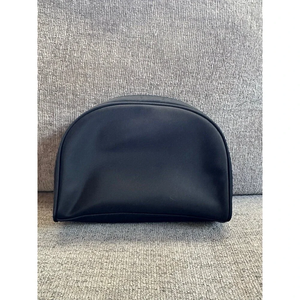 Kate Spade S362 Jae Black Nylon Medium Dome Cosmetic Zipper Bag Pouch